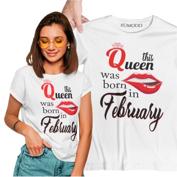 T-SHIRT URODZINY DAMSKI 18 20 30 40 50 60 LAT