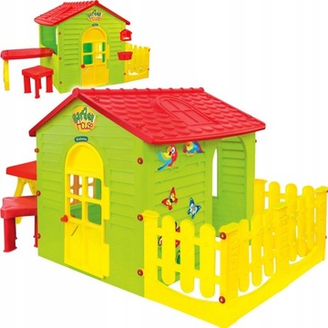 Детский домик пластиковый Mochtoys 12 м+