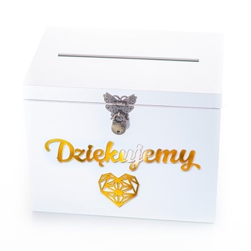 Коробка-конверт с зеркалом - Спасибо.