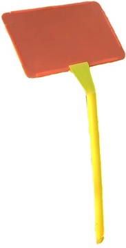 Tabliczki sk. ŻÓŁTO-POM. do roślin 10,5x7 50 sztuk