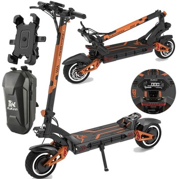 Skuter elektryczny Kukirin G3 Pro Podwójny silnik 52V Męski/Damski + Torba