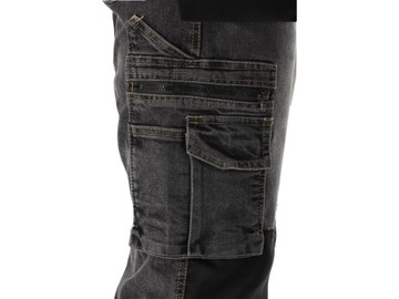 ЗАЩИТНЫЕ РАБОЧИЕ БРЮКИ MONTERSKIE JEANS РАЗМЕР. 2XL