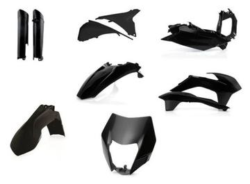 ACERBIS KOMPLET PLASTIKÓW BLACK KTM EXC 2014-15