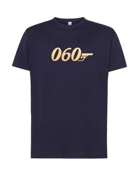 ФУТБОЛКА ДЛЯ НЕГО АГЕНТ БОНД 007 30 40 50 60 70 ПОДАРОК ​​НА ДЕНЬ РОЖДЕНИЯ