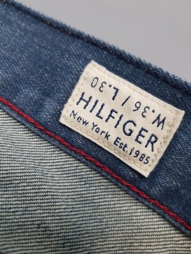 TOMMY HILFIGER Hudson Stretch jeansy spodnie jak NOWE 36/30 pas 98