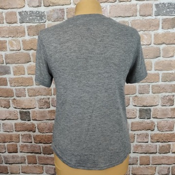 H&M Fajny T-SHIRT nadruk PJURE METAL rozm. XS