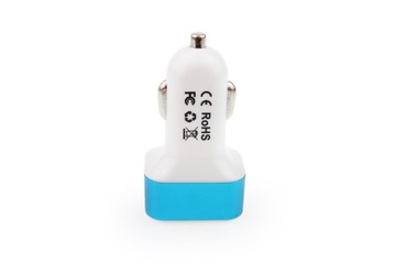 Автомобильное зарядное устройство 2xUSB + тестер напряжения аккумулятора