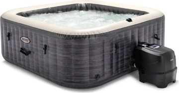 Basen z hydromasażem sztywny kwadratowy Intex 795 l