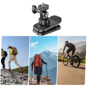 МАГНИТНЫЙ ПОВОРОТНЫЙ ЗАЖИМ ДЛЯ СПОРТИВНЫХ КАМЕР GOPRO HERO 11 НА РЮКЗАКЕ