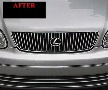 1998 1999 2000 LEXUS GS- LIŠTA CHRÓM MASKA