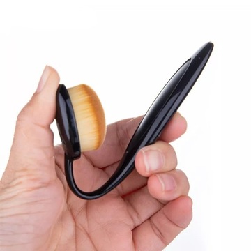 Jednolity Pędzel gęsty szczotka do podkładu makeup makijażu szczoteczka