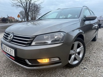 Volkswagen Passat B7 Variant 1.6 TDI CR DPF BlueMotion 105KM 2012 Volkswagen Passat VOLKSWAGEN PASSAT 1.6Tdi z 2012 Stan Bdb klimatronik Alu