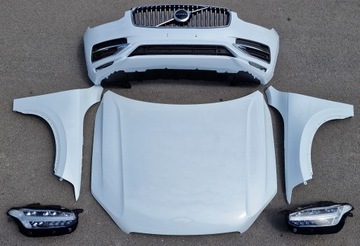KOMPLETNY PRZÓD ZDERZAK MASKA LAMPY FULL LED VOLVO XC90 II LIFT KAMERA 707