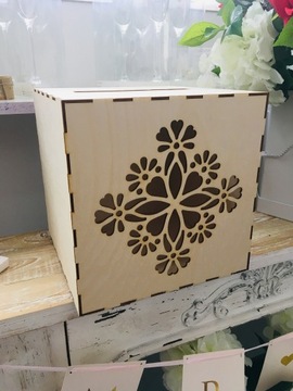 ДЕРЕВЯННАЯ КОРОБКА-КОНВЕРТ своими руками 25х25х25см Wz4