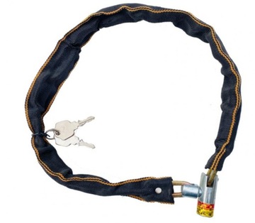 ŁAŃCUCH BLOKADA ROWEROWA DO MOTORU ZAPIĘCIE ZABEZPIECZENIE ROWEROWE LINKA