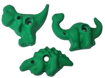Kamienie do wspinaczki DINO - KOŚCI - ZIELONE