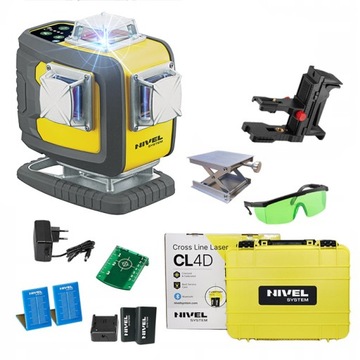 NIVEL SYSTEM CL4D-B LASER NIEBIESKI 4X360 ZESTAW