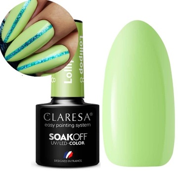 CLARESA LAKIER HYBRYDOWY PASTELOWY LOLLIPOP 8