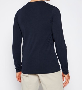 Tommy Hilfiger Longsleeve koszulka granat TH r. M