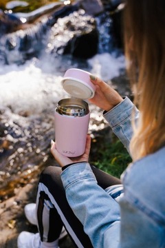 УЖИННЫЙ ТЕРМОС ФУОРИ РОЗОВЫЙ VIALLI ДИЗАЙН 500 МЛ