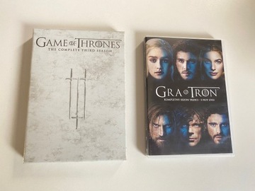 Serial Gra O Tron Sezon 3 Trzeci (5 DVD) Polskie Wydanie