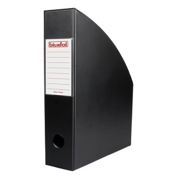 Pojemnik organizer na dokumenty PVC A4 7cm czarny
