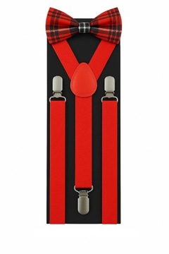 Szelki do spodni i mucha unisex rozmiar regulowany WZORY DO WYBORU