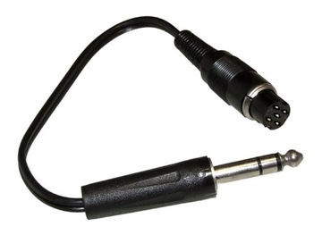 Przejścia - Adapter typ Din5 gn - Jack 6,3mm wt