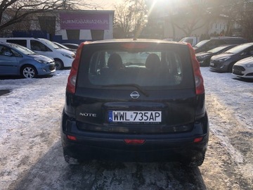 Nissan Note I Mikrovan 1.4 i 16V 88KM 2008 NISSAN NOTE 1.4 BENZYNA KLIMA 1 WŁAŚCICIEL Z NIEMIEC ZAREJESTROWANY, zdjęcie 4
