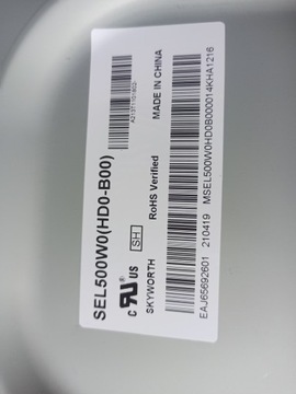 Podświetlenie LED SEL500W0(HD0-B00)