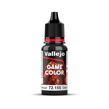 Farba Vallejo 72.155 Charcoal 18ml Game Color