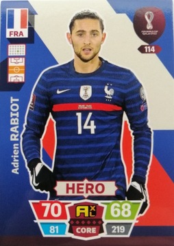 WORLD CUP QATAR 2022 HERO FRANCJA 114 RABIOT