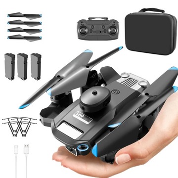 MINI DRON Z KAMERĄ SKŁADANY DRON RC DRONE QUADCOPTER