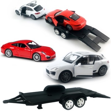 PORSCHE MACAN TURBO + PORSCHE 911 LAWETA WELLY