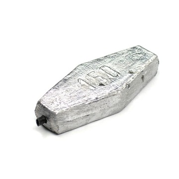 Ciężarek płaski gruntowy przelotowy 300g.