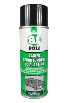 BOLL LAKIER STRUKTURALNY DO PLASTIKU SPRAY CZARNY