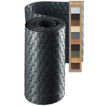 TAŚMA OGRODZENIOWA ANTRACYT DO PANELI OGRODZENIOWYCH 19cm 2,55m OSŁONA PŁOT