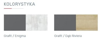 Zestaw mebli NANO C z materacem + LED