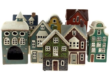 КЕРАМИЧЕСКИЙ ФОНАРЬ ДЛЯ ДОМОВ ПОДСВЕЧНИК ГЛАЗУРНАЯ КЕРАМИКА