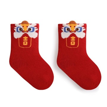 Children Mid Tube Socks Loose Combed Cotton Cute Comfortable Boneless Socks