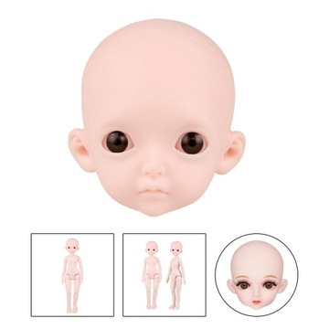 Фигурки из ПВХ с 26 подвижными соединениями, голова куклы своими руками