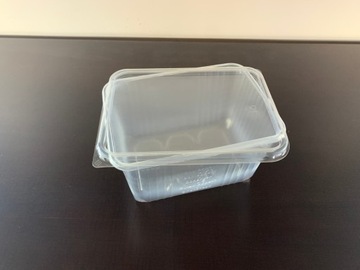 POJEMNIK PROSTOKĄTNY 1500ml PP 50szt + pokrywka