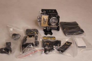 ВОДОНЕПРОНИЦАЕМАЯ СПОРТИВНАЯ КАМЕРА - КОМПЛЕКТ С КОРПУСОМ