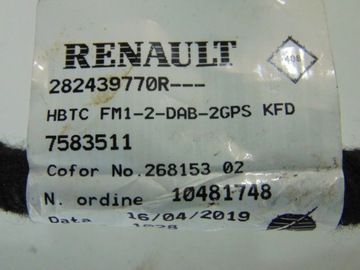 INSTALACE SVAZEK ANTÉNY RENAULT TALISMAN FACELIFT
