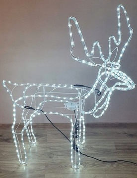 СВЕТОДИОДНЫЕ СВЕТЯЩИЕСЯ РОЖДЕСТВЕНСКИЕ ОРНАМЕНТЫ ЛАМПЫ «ОЛЕНЬ» ХОЛОДНЫЙ БЕЛЫЙ
