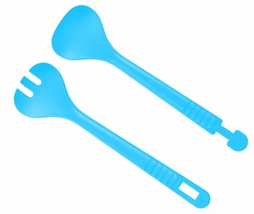 ŁYŻKI DO SAŁATY ZESTAW PLASTIKOWE 29CM MIX KOLORÓW
