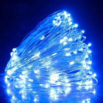 ПРОВОДНЫЕ ЛАМПЫ 100 LED MICRO BLUE 100LED