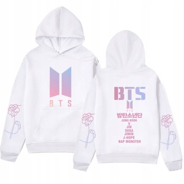 BLUZA DAMSKA Z KAPTUREM BTS DUŻO KOLORÓWM