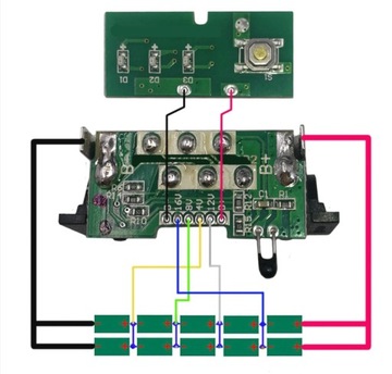 Электронный модуль PCB BMS для Dewalt 18 В DCB 184