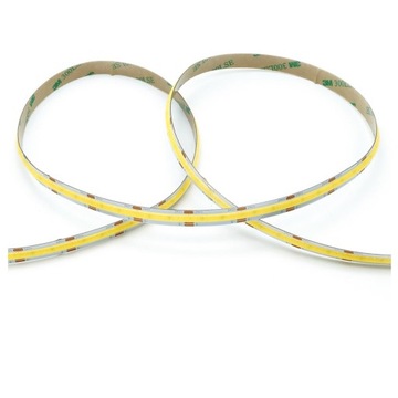 КОМПЛЕКТ Светодиодная лента теплая и холодная COB CCT 3000-6500К 24В 14Вт/м сплошная линия 5м